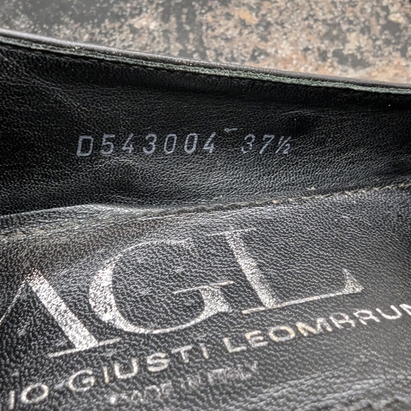 Wmns AGL Attilio Giusti Leombruni Leather Ballet Flats Loafers Shoes US 7.5 37.5 - Picture 10 of 11